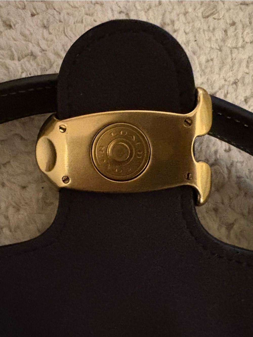 Coach Soft Tabby Shoulder Bag Black Brass Hardware - Picture 7 of 13